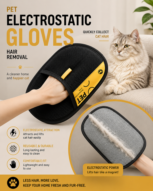 Pet Hair Remover Gloves